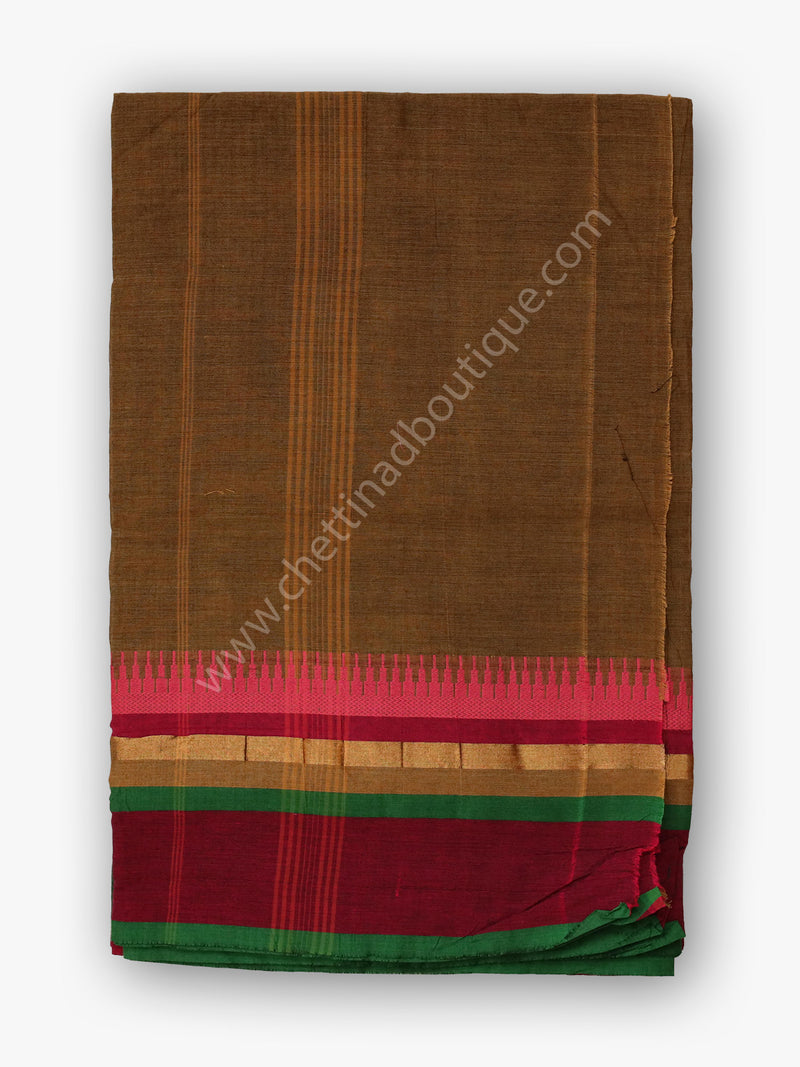 Chettinad Cotton Saree with Blouse CBM051034