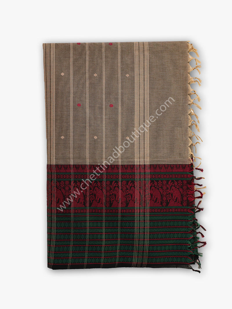 Chettinad Cotton Saree with Blouse CBV052037