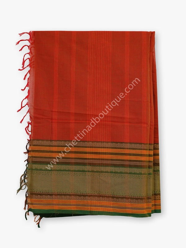 Chettinad Cotton Saree with Blouse CBV052039