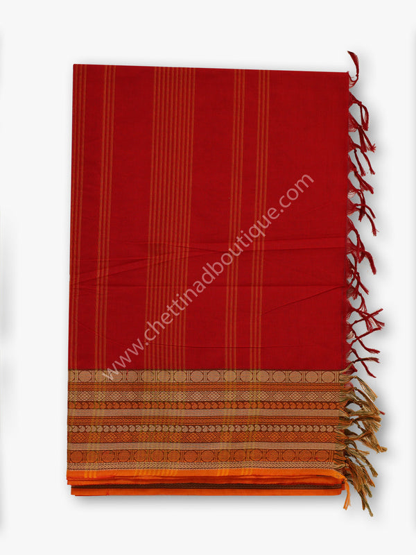 Chettinad Cotton Saree with Blouse CBV052040